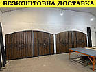 Ковані ворота з каліткою та піками, фото 4