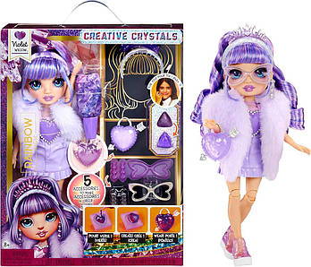 Лялька Рейнбоу Хай Віолет Віллоу Креативні Кристали Rainbow High Creative Crystals Violet - Purple
