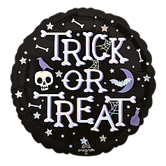 Коло 18" ANAGRAM-АН TRICK OR TREAT - голографія на чорному (УП)