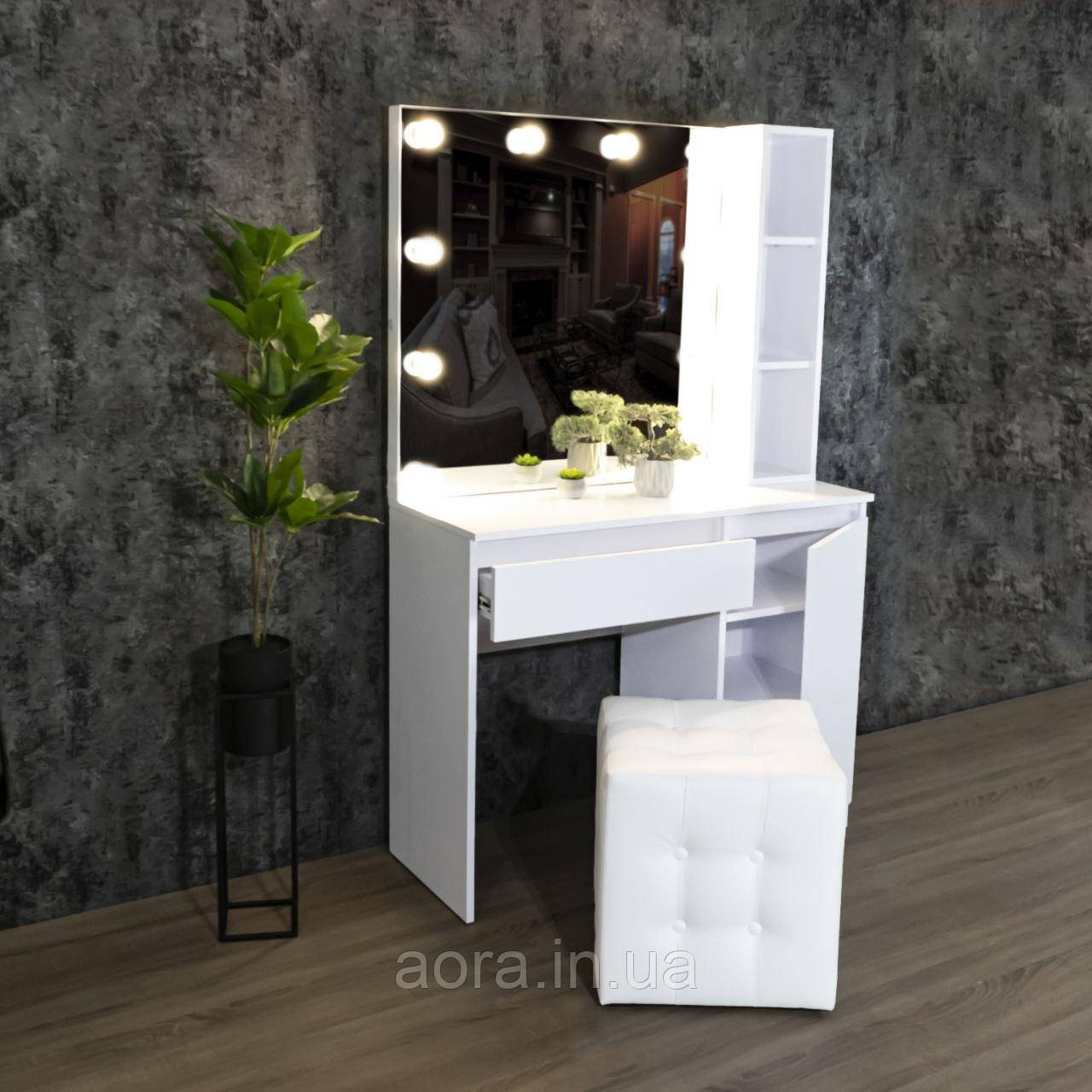 Трюмо з підсвічуванням. Дзеркало з лампочками., фото 1