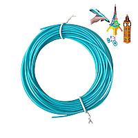 Запаска для 3D ручки 3D Pen, пластик для малювання, 10 м, PLA пластик блакитний