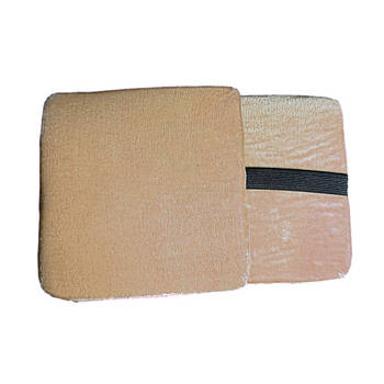 Подушки гімнастичні для розтяжки з резинкою під ноги  Gemini 16,5 x 16,5 x 3 см ПАРА Бежевий