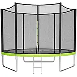 Батут з зовнішньою сіткою і драбинкою 252см до 120кг 8FT SIDER, фото 2