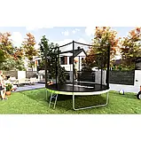Батут з зовнішньою сіткою і драбинкою 252см до 120кг 8FT SIDER, фото 7
