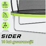 Батут з зовнішньою сіткою і драбинкою 252см до 120кг 8FT SIDER, фото 5