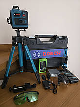 Лазерний рівень Bosch 4D 16 ліній + приймач