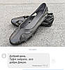 STTOPA Розміри 36-45. Балетки великих розмірів на широку стопу літні шкіряні. 157-3645 Чорні, фото 10