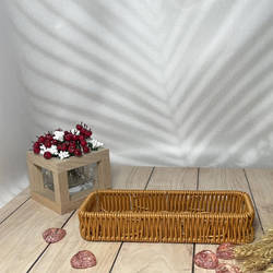 Кошик для столових приладів плетений 27х10х4см Helios 7302