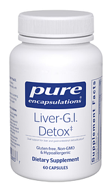 Liver-G.I. Detox Підтримка детоксикації печінки та ШКТ, 60 капсул, строк до 07/2027