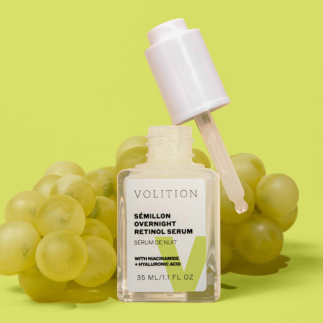 Volition Beauty Sémillon Overnight Retinol Serum with Niacinamide + Hyaluronic Acid