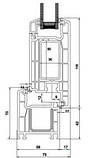 Металопластикові двері EF-plast, фото 3