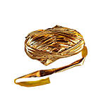 Пряжа трикотажна металік колір Золото 100 грам 25 м, фото 2