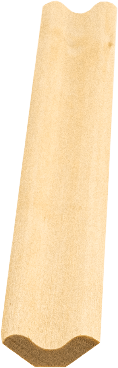 Куток внутрішній липа 27 "Люкс", цільний 18х18х1900-3000 мм