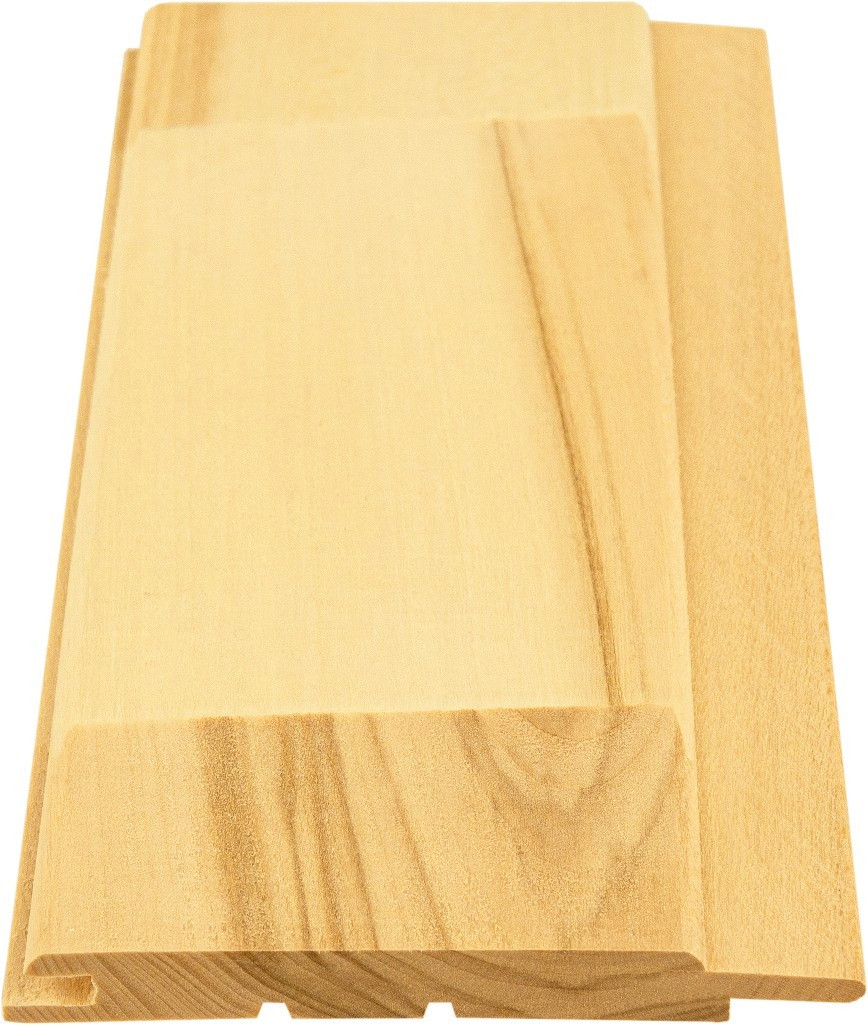 Вагонка (Ламберія) липа 80 "Різнотон Б", зрощена 80х12х2200-2400 мм.