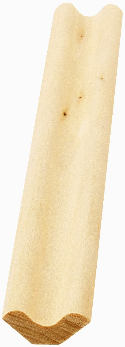 Куток внутрішній липа 27 "Еко", цільний 18х18х1900-3000 мм