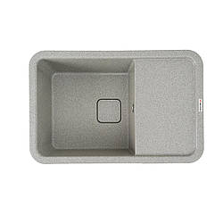 Гранітна мийка для кухні VALESO 7850 CUBE матова Сіра