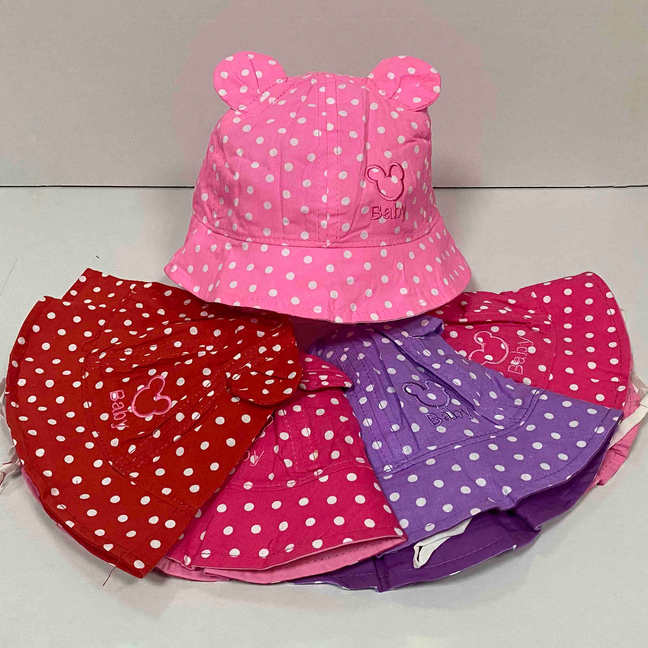 Панамка дитяча Оптом 48-50 р. бавовна "Baby-горошок" RTY 75236, фото 1