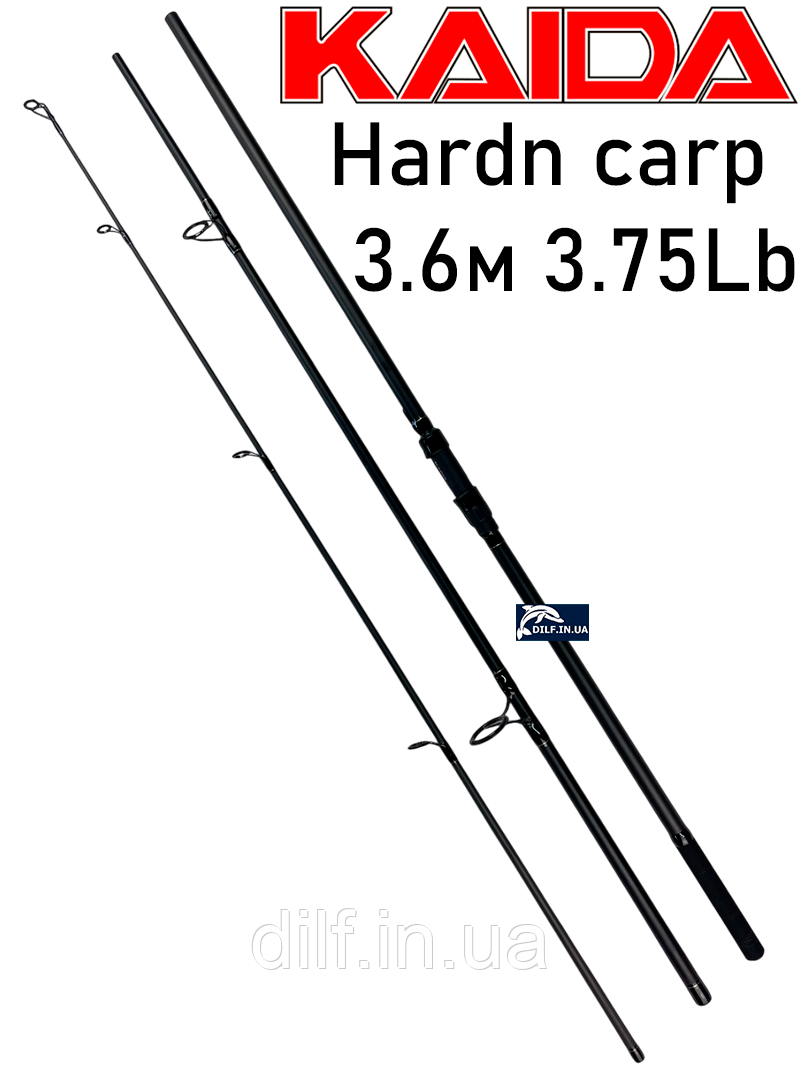 Вудлище  Kaida Hardn carp 3.6м (3.75Lb) коропове 40мм перше кільце, фото 1