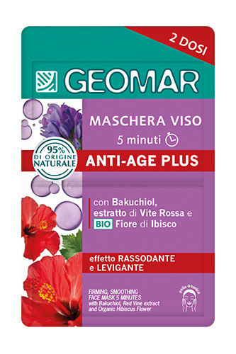 Антивікова маска для обличчя GEOMAR Anti-Age Firming Face Mask, фото 1