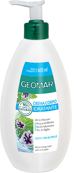 Крем для тіла натурального походження GEOMAR Moisturizing Body Cream With Mint Water