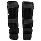 Захист гомілки та стопи шкіряний для єдиноборств захист для ніг Hard Touch 4229 розмір M Black, фото 6