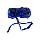 Пряжа трикотажна металік колір Синій 100 грам 25 м, фото 2