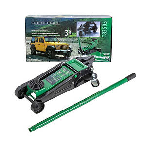 Домкрат підкатний  3т (135-465мм) двопоршневий ROCKFORCE RF-T83505