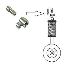 Ключ для передньої стійки амортизатора (Volvo) HCB AUTO TOOLS A1381, фото 5