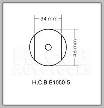 Спецключ для викручування пальця ресори Scania (3/4", 34х46мм) HCB AUTO TOOLS B1050-5, фото 5
