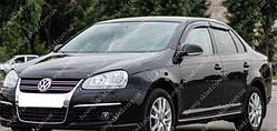 Вітровики вікон Фольксваген Джетта 5 (дефлектори бічних вікон Volkswagen Jetta 5)