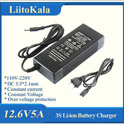 Зарядний пристрій для LiitoKala 12.6V5A+EU