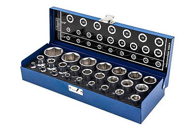 Набір головок 1/4'', 1/2'', 25 предметів (6гр.) SCHEPPACH SCH-50121G