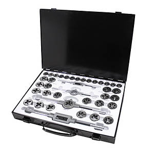 Набір мітчиків та плашок М2-М18 110 предметів, метричне різьблення JBC-M110-1