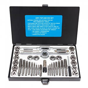 Набір метричних мітчиків та плашок (М3-М12, 40 предметів) JBC-M040-1