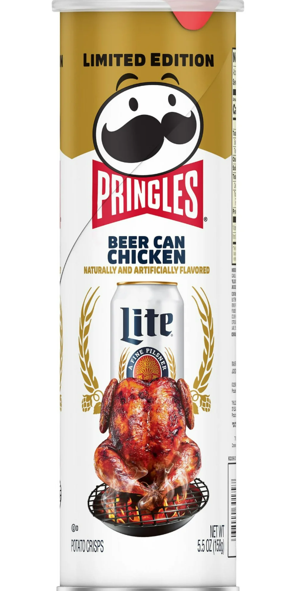 Чіпси Pringles Miller Lite Beer Can Chicken 158г