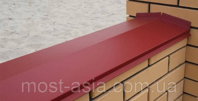 Парапети та ковпаки з профнастилу на паркан.