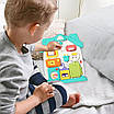 Бизіборд для дітей Розвиваюча дошка монтессорі для хлопчика дівчинки іграшка для малюка 2 кольори світло звук укр, фото 2