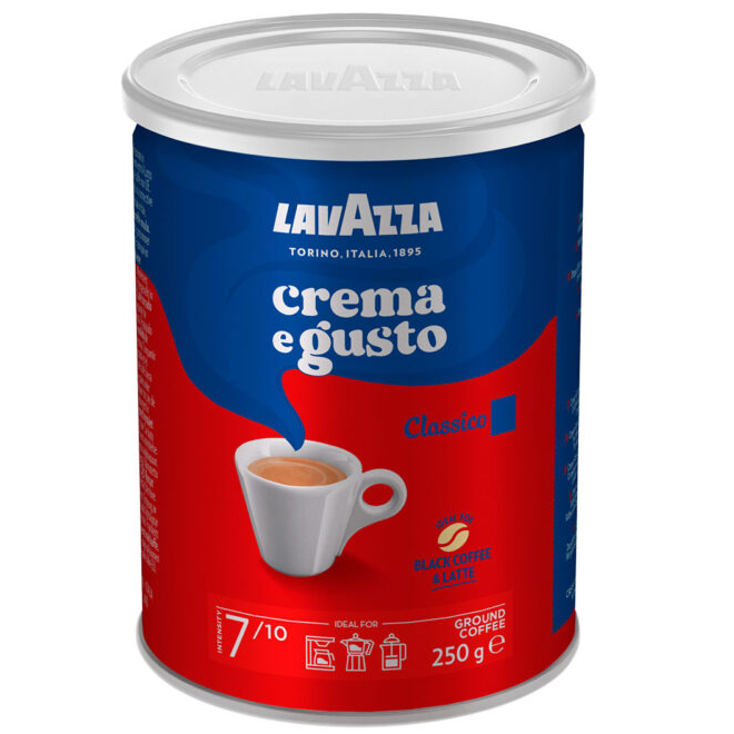 Кофе Lavazza Crema e Gusto, Gusto Classico Ж/Б 250, фото 1