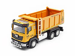 Модель самоскид 40693 з металевою кабіною інерція звук світло