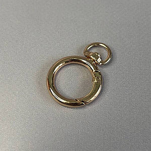 Карабін для сумки 20 мм, золото - 4 см