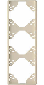 Рамка 3-міс. котик. Слонова кістка, 50932 TMF, Efapel APOLO 5000