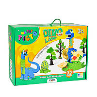 Набір для творчості Містер тісто Dino Land Strateg українською мовою (41035)