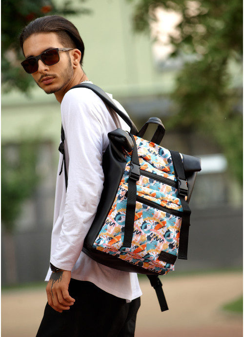 Рюкзак Sambag RollTop 0SHn  принт "LIGHT", фото 1