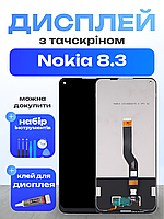 Оригінальний екран для Nokia 8.3 з матрицею та сенсором , Дисплейний модуль на Нокія 8.3