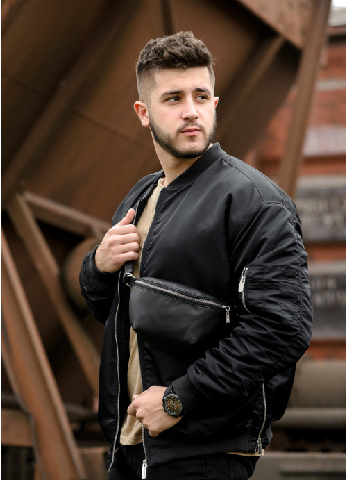 Сумка на пояс бананка Sambag Polo SSS черный, фото 1