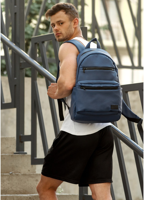 Чоловічий Рюкзак Sambag Zard LKT темно-синій, фото 1