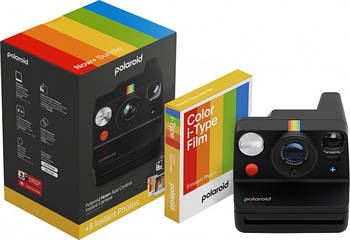 Polaroid Now+ Gen 3 Black bundle with Color Film (8 photos)