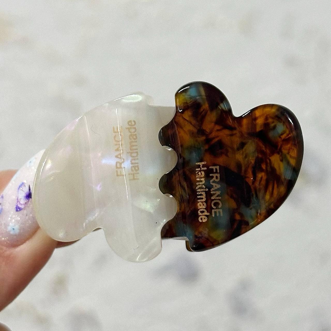 Набір крабиків для волосся Pearl Lux Mini (Молочний та Коричневий)