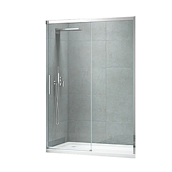 Двері в нішу Koer SR SD05-120x200-TR-01 прозоре скло Easy Clean 6мм, хром (KR5405)