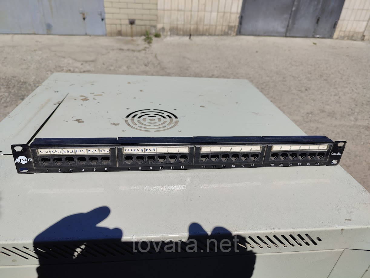 Патч панель ATcom CAT.5e 24-port No 250205203